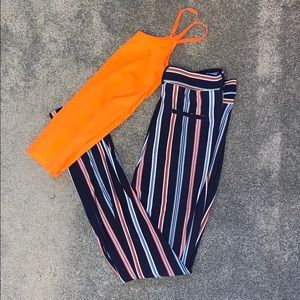 Dress Pants and Tank Top